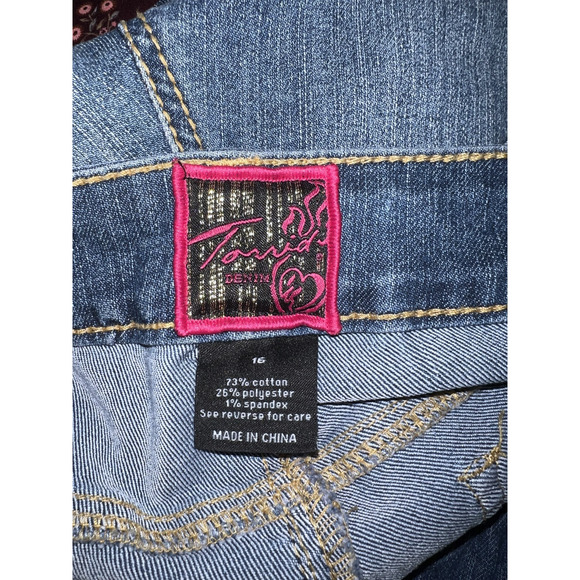 TORRID Jeans Size 16 Roll Hem Skinny Ankle Premium Stretch Mid-Rise Jean Capris - Picture 3 of 3